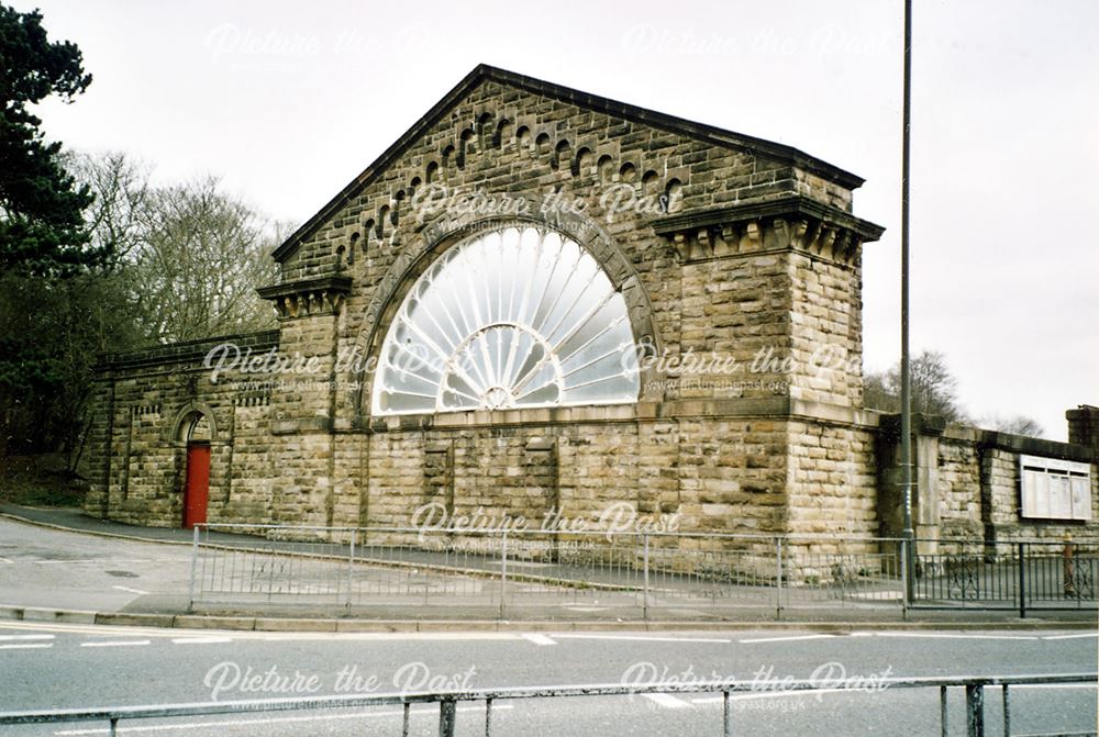 Original 1865 frontage of the LNWR station at Buxton