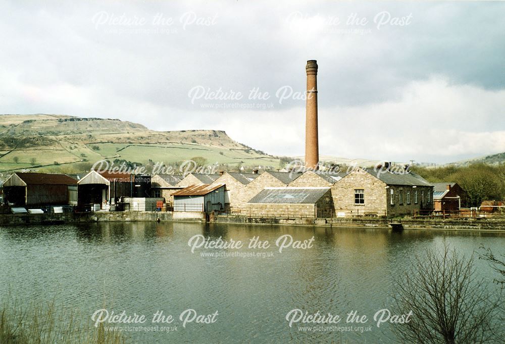 Forge Bleach Works. Whitehough, with Cracken Edge Quarries in the background