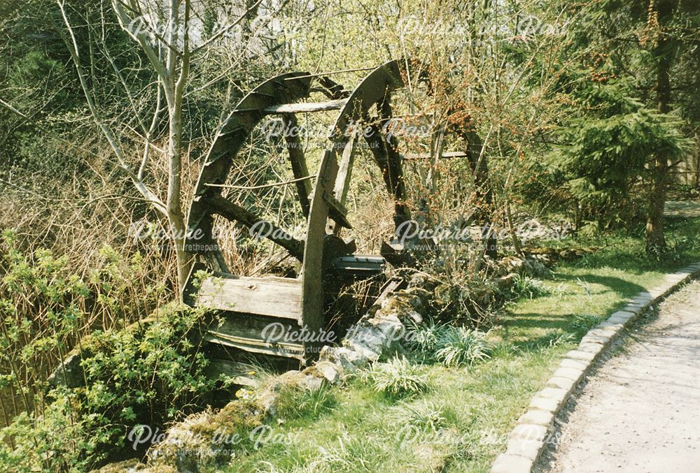 Relocated Water Wheel, Corn Mill, Hope, c 1980s