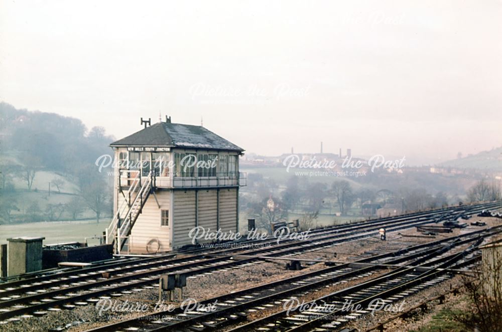 Signal Box, Marsh Lane, New Mills, c 1980s