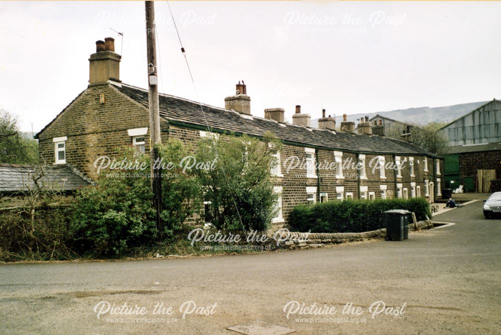 Cottages, Coombs Lane Colour Works, Chisworth, Glossop, c 1980s