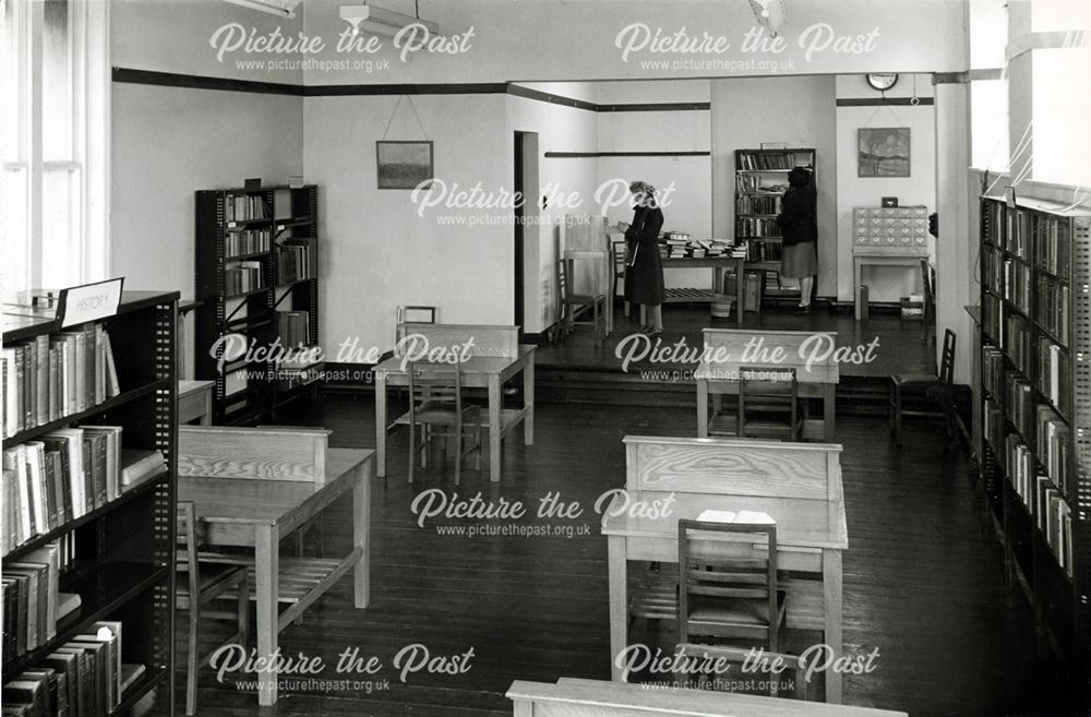 Library, Rockside Hall, Cavendish Road, Matlock, 1950s