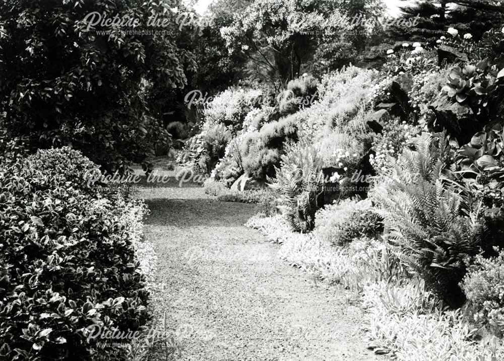 Gardens, Rockside Hall, Cavendish Road, Matlock, 1950s