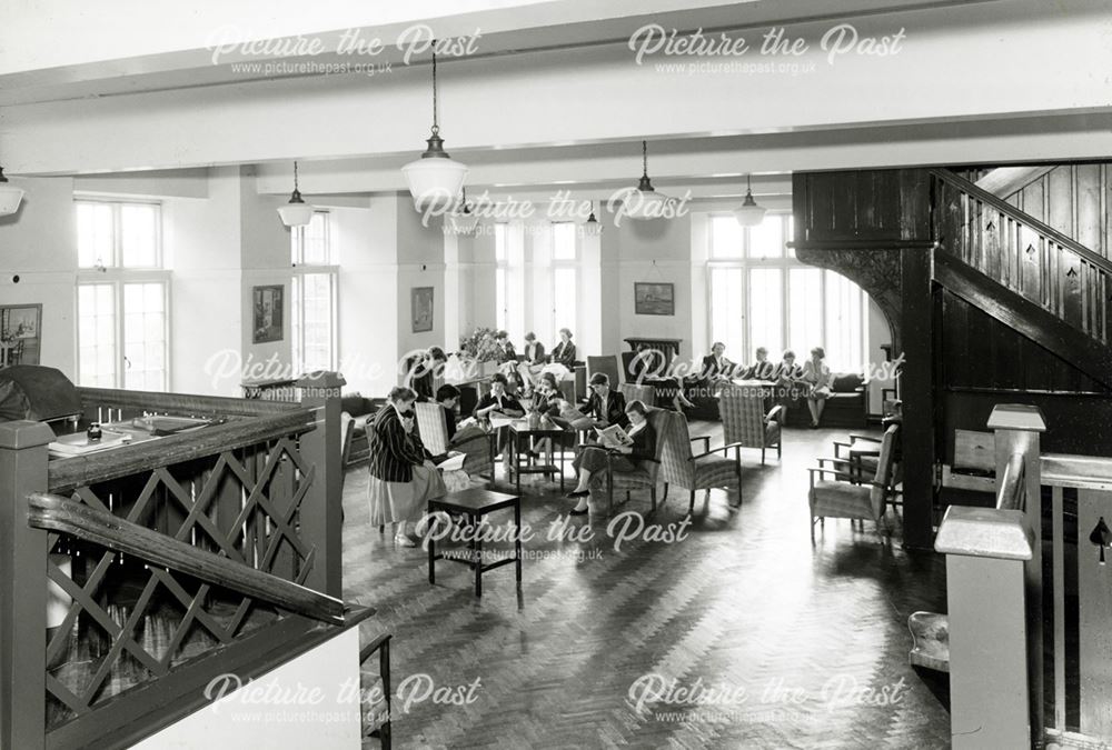 Students Common Room, Rockside Hall, Cavendish Road, Matlock, 1950s