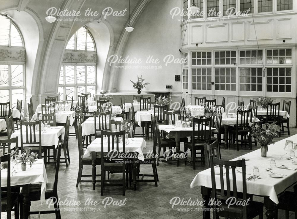 Dining Hall, Chatsworth Hall, Chesterfield Road, Matlock, 1950s