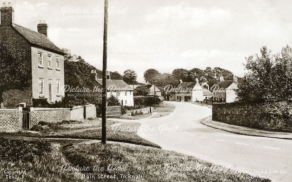 Main Street, Ticknall, 1930s