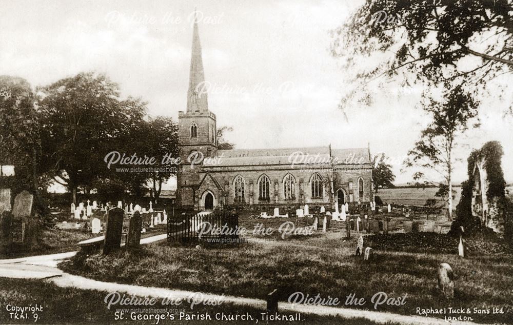 St Georges Parish Church, Church Lane, Ticknall, 1930's