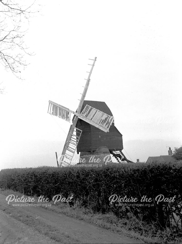 Cat and Fiddle Windmill, Dale Abbey, c 1980s