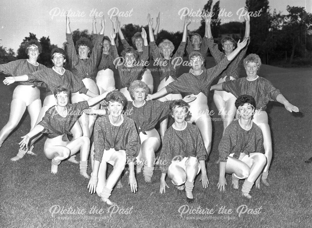 Ladies Dance Team, Ilkeston, c 1980s