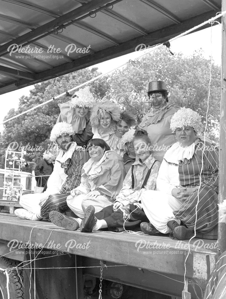 Clowns on a Carnival Float, Ilkeston, c 1980s