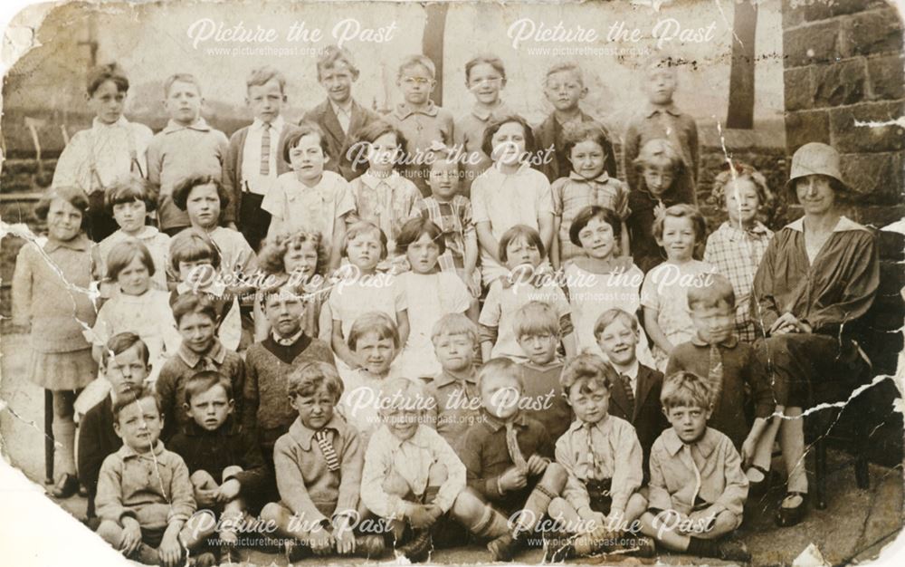 Miss Imbrey's Class, Chinley School, Chinley, 1926-7
