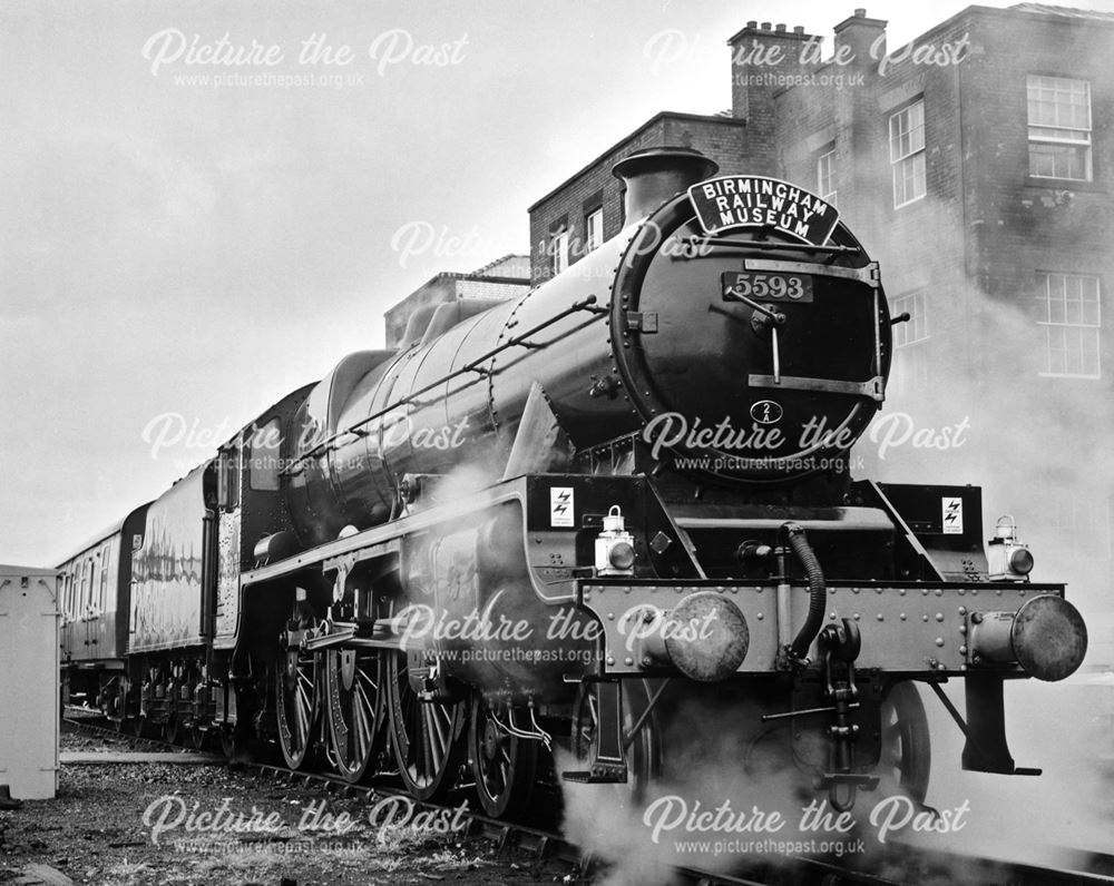 Jubilee loco Kolhapur, Midland Railway Station, Railway Terrace, Derby, 1988