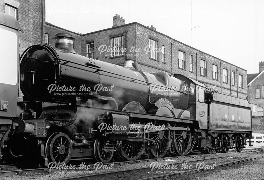 Steam loco Defiant, Midland Railway Station, Railway Terrace, Derby, 1987