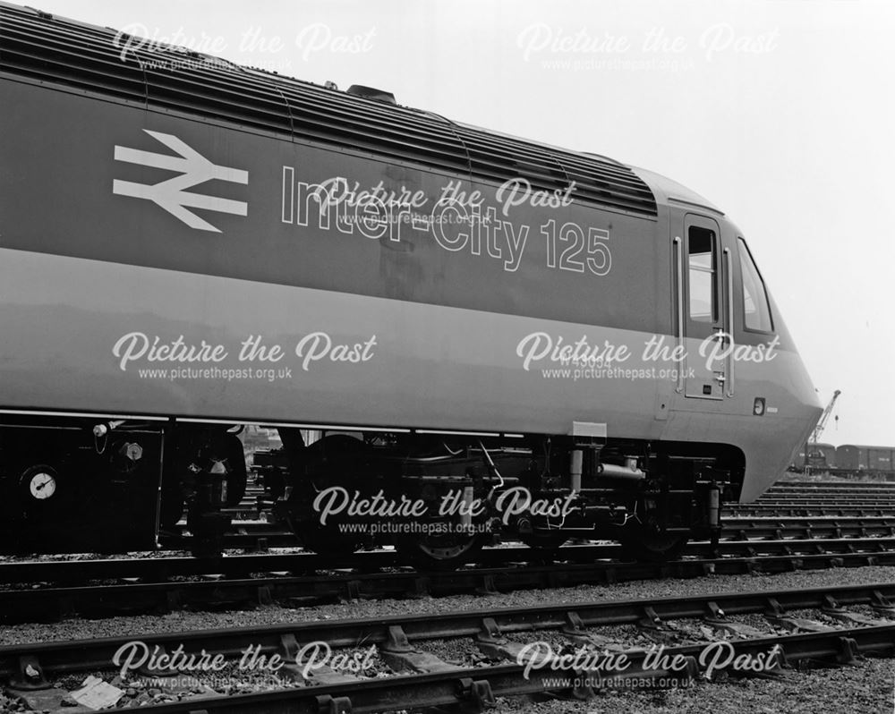 Inter-City 125 Train at Derby Etches Park, Derby, 1977