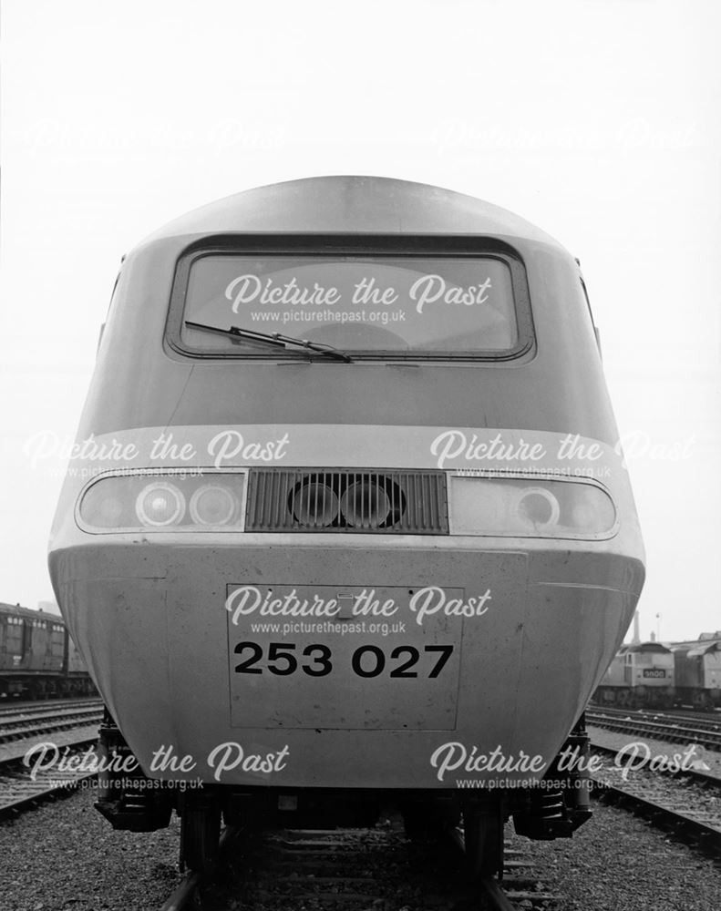 Inter-City 125 Train at Derby Etches Park, Derby, 1977