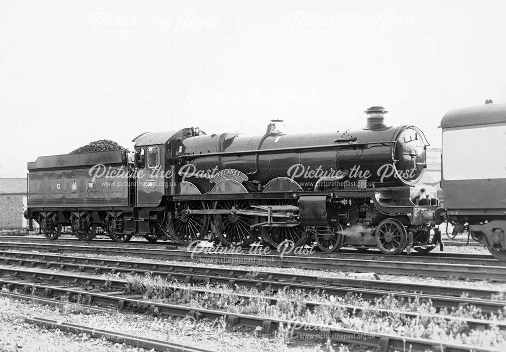 GWR Castle class 7P Loco 5080 Defiant (formally Ogmore Castle) at Midland Railway Station, Derby 198