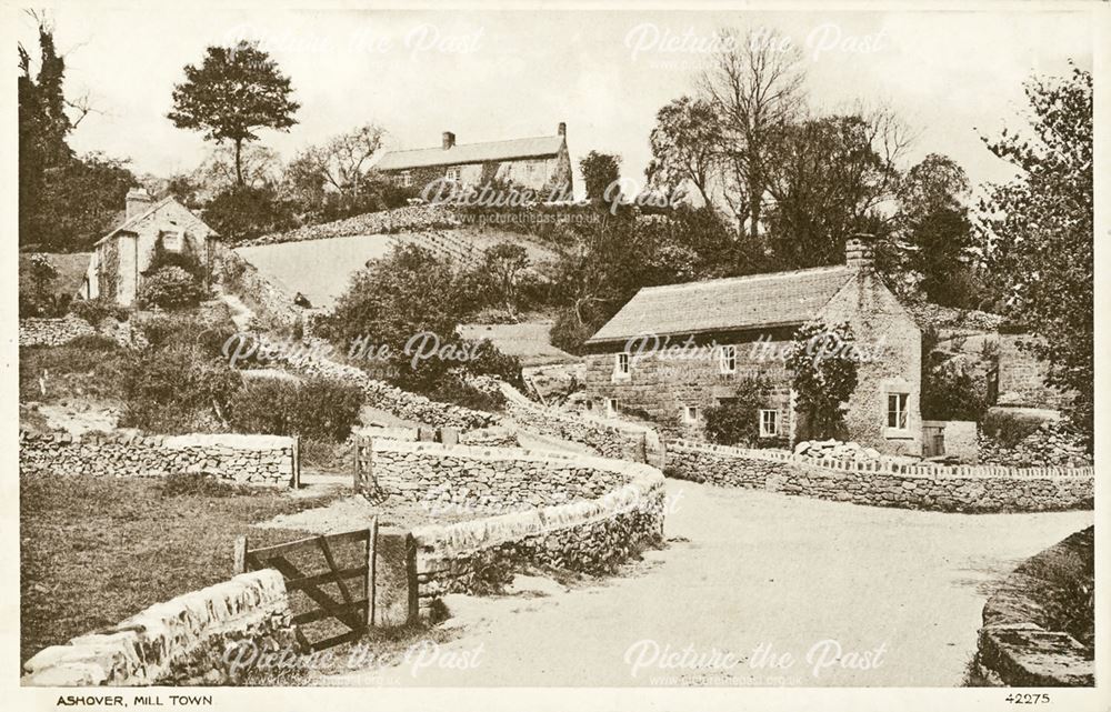 View of Milltown, Ashover, c 1900