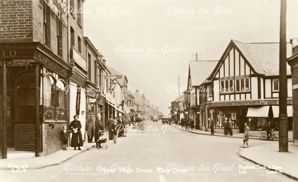 Upper High Street, Clay Cross, c 1920s ?