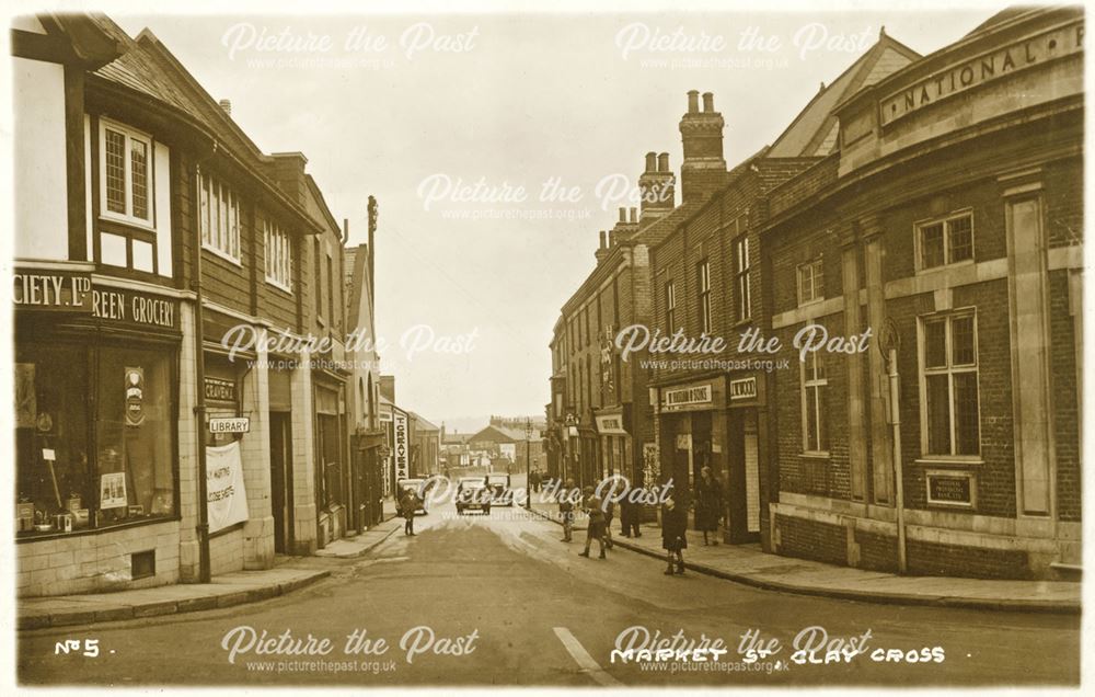 Market Street, Clay Cross, c 1920s-30s