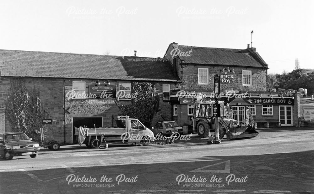 The Black Boy public house, Old Road, Heage, 1999