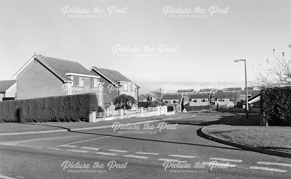 Junction of Old Road and High Edge Drive, Heage, 1999