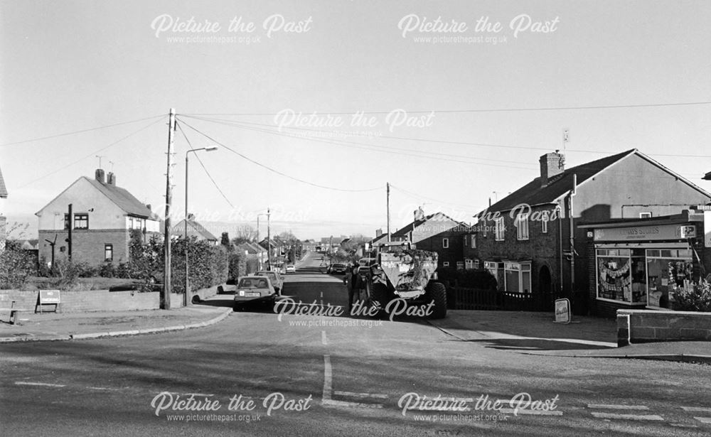 Junction of Old Road and Park Road, Heage, 1999