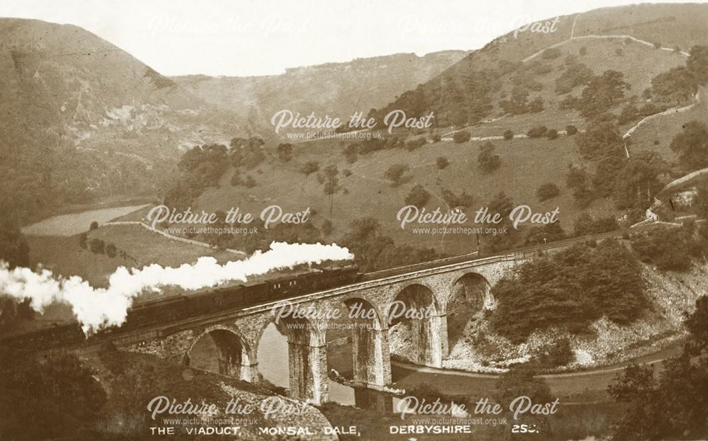 The Viaduct, Monsal Dale, c 1933