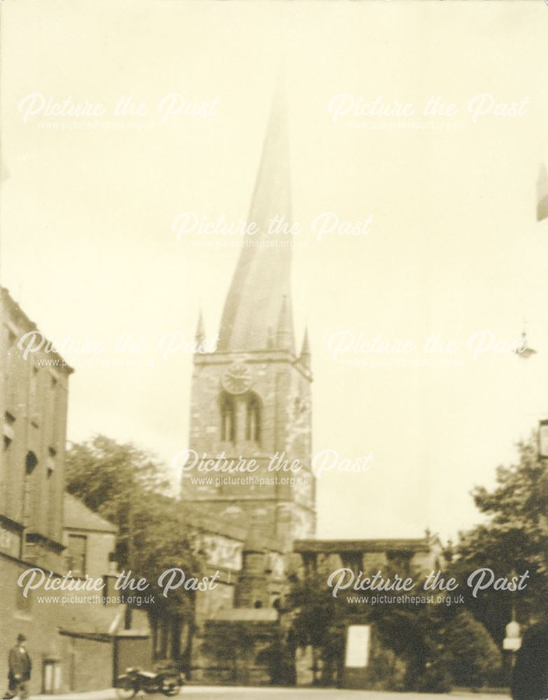 Parish Church of Our Lady and All Saints, Chesterfield, c 1900s