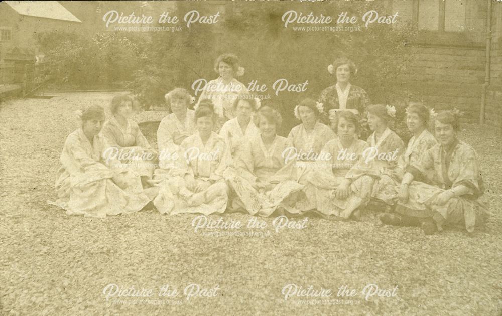 Group outside of Methodist chapel, Water Lane, Cromford, c 1900?