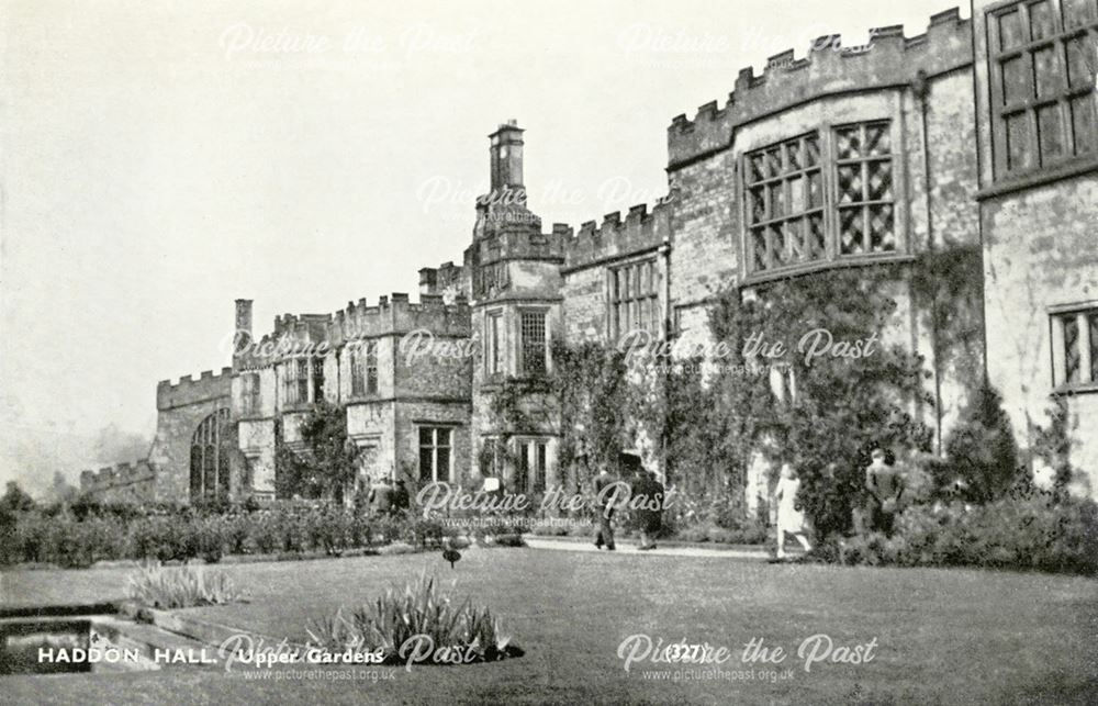 The Upper Gardens, Haddon Hall, Haddon Park, Bakewell, c 1930s? 