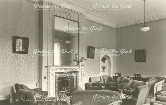 The Drawing Room Willersley Castle Cromford C 1930s