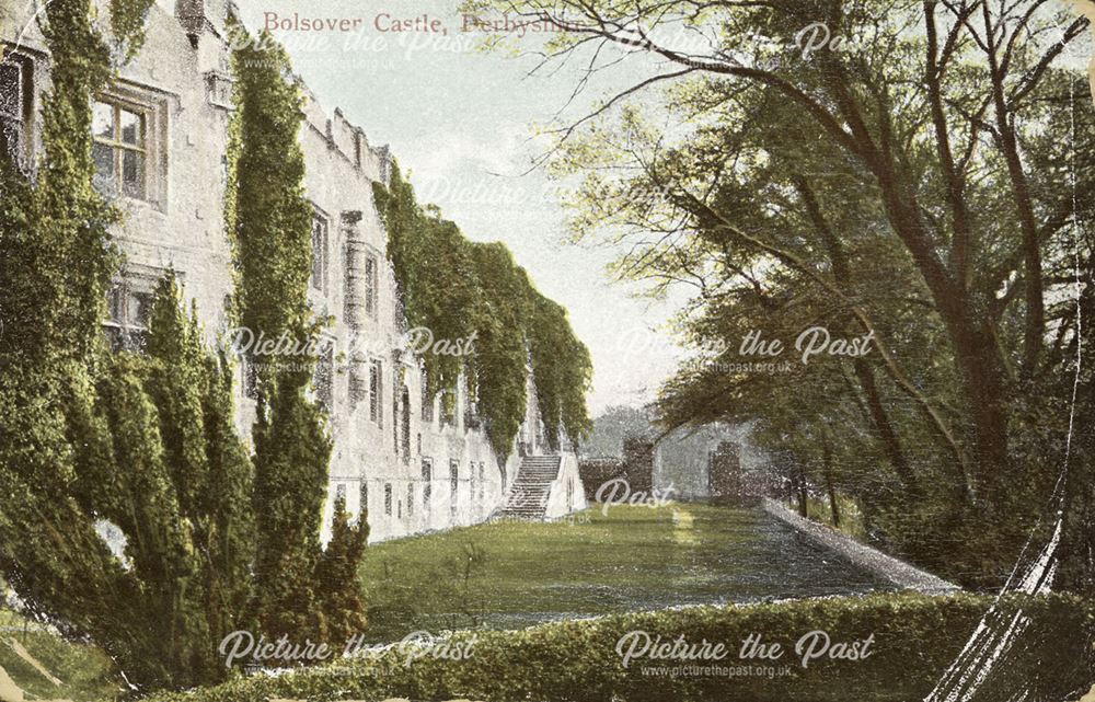 Bolsover Castle Terrace, c 1900s