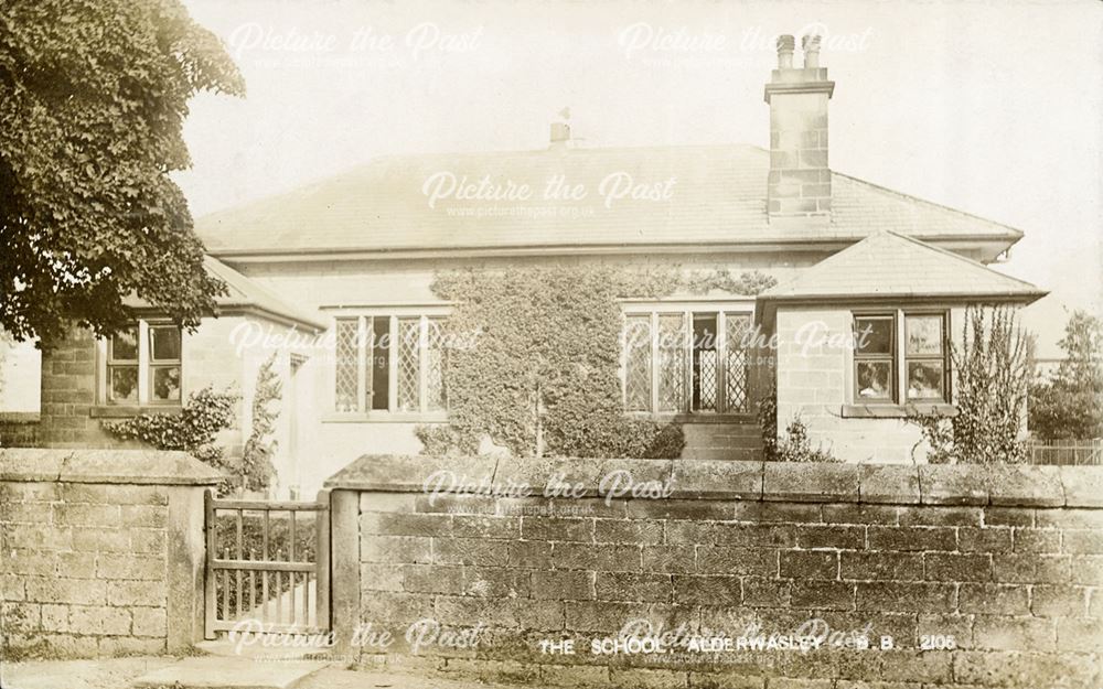 Alderwasley School, Matlock Road, Alderwasley, c 1909