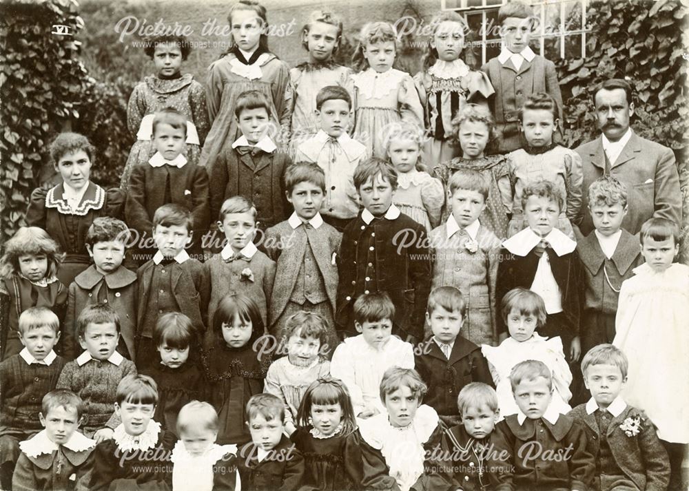 North Street School Class, Cromford, 1900-02