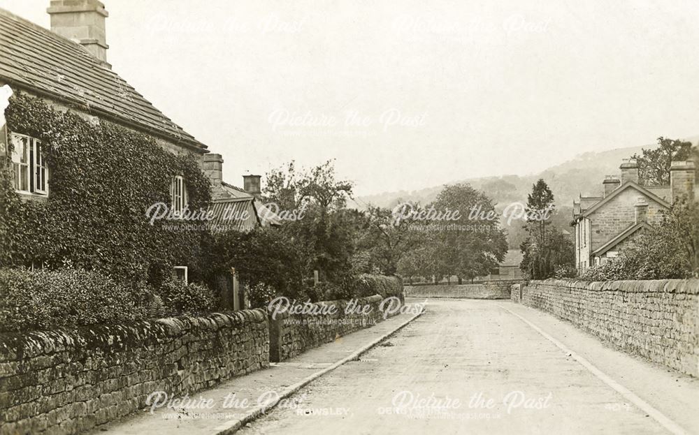 Church Lane, Rowsley, c early 1900s?