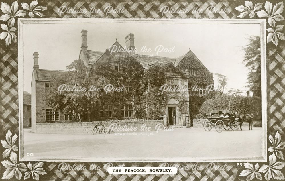 Peacock Hotel, Dale Road North (A6), Rowsley, 1912