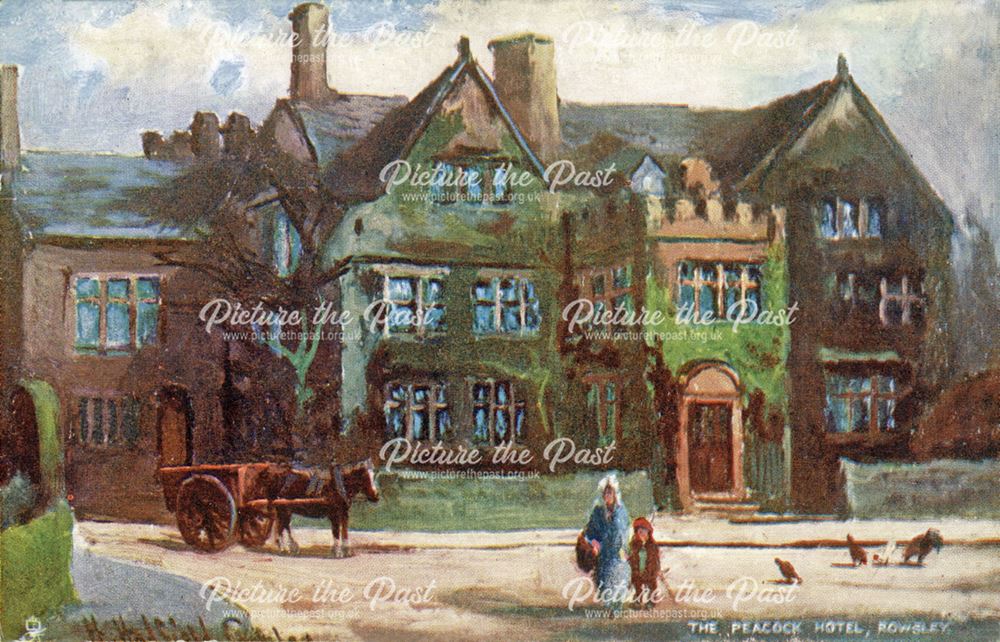 Peacock Hotel, Dale Road North (A6), Rowsley, c early 1900s?