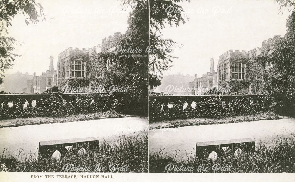 The Terrace, Haddon Hall, Bakewell, 1905