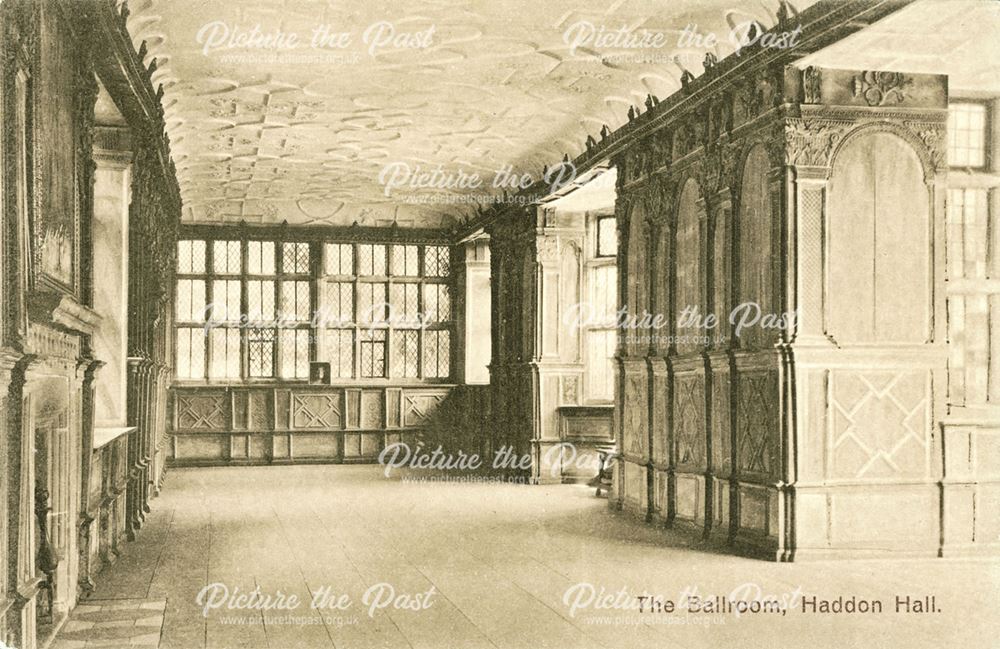 Ballroom, Haddon Hall, Bakewell, c 1900s-1910s