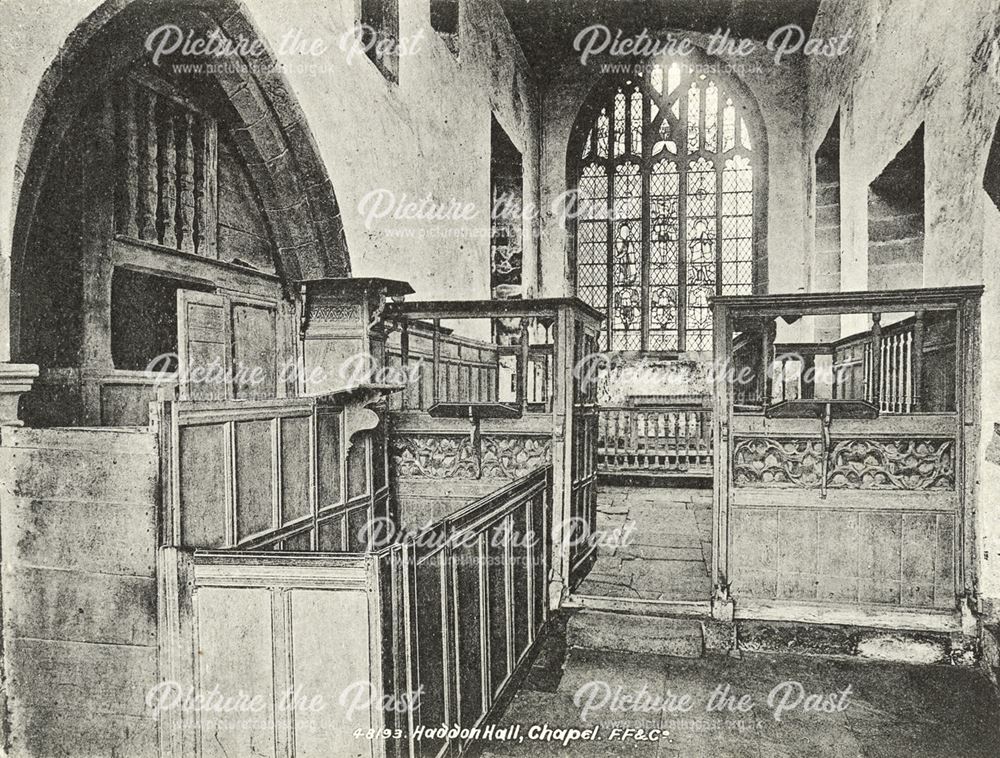 The Chapel, Haddon Hall, Bakewell, c 1900s-1910s