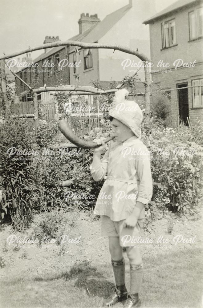 'Little Boy Blue' Carnival Costume, South Normanton, 1934