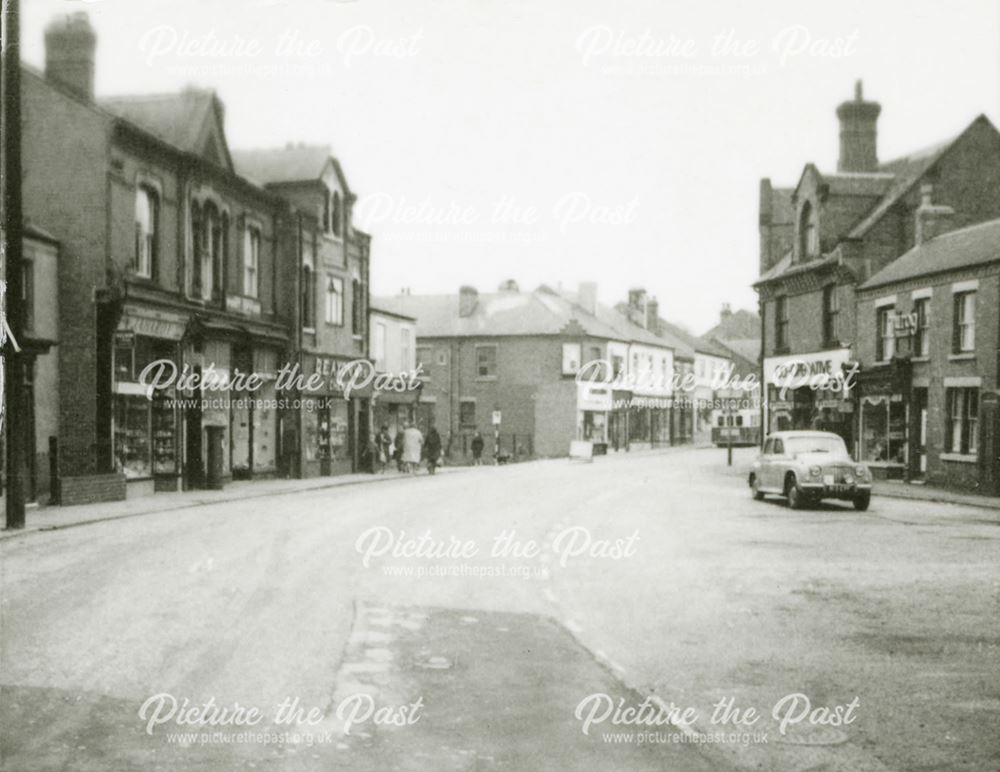 Market Place, South Normanton, c 1950s