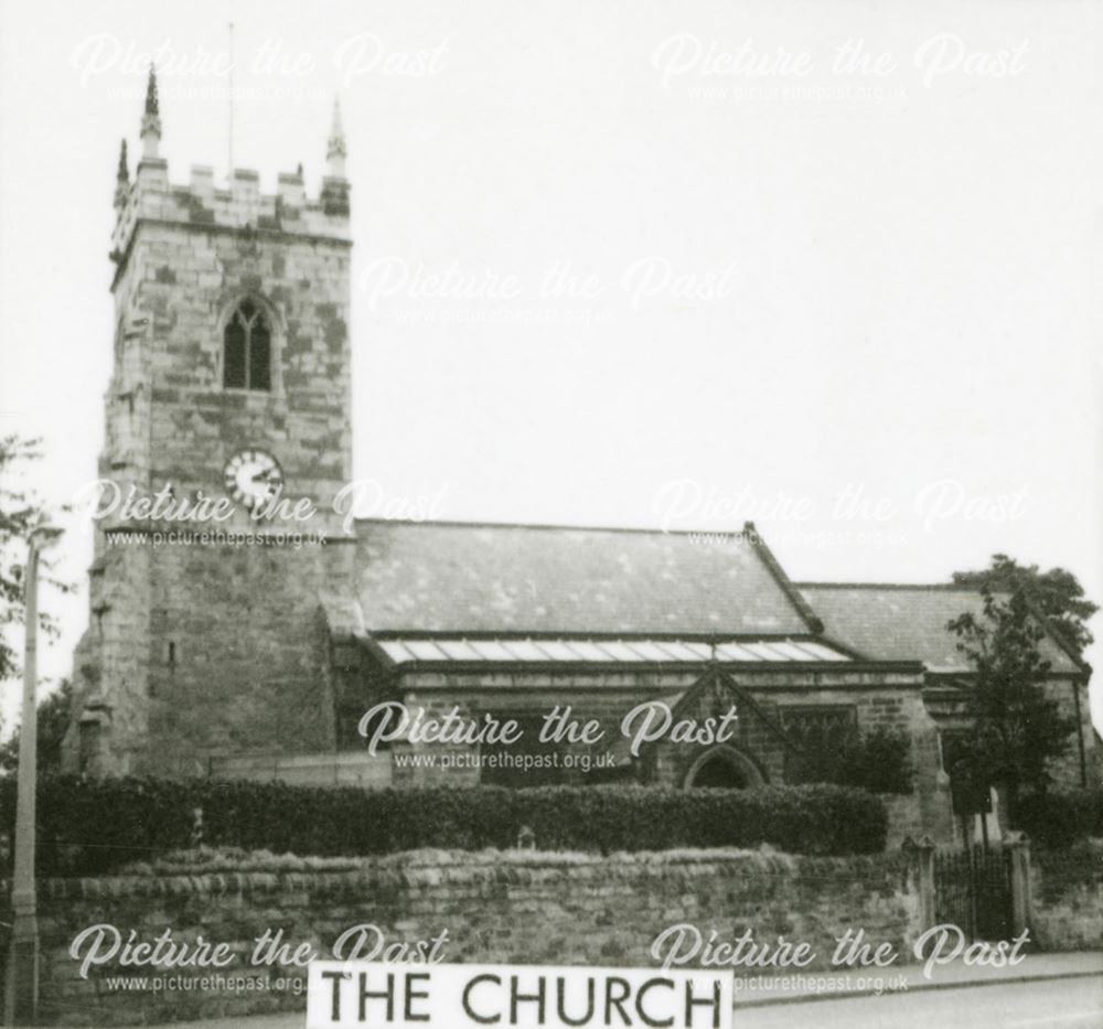 St Michael and All Angels Church, South Normanton, c 1960s