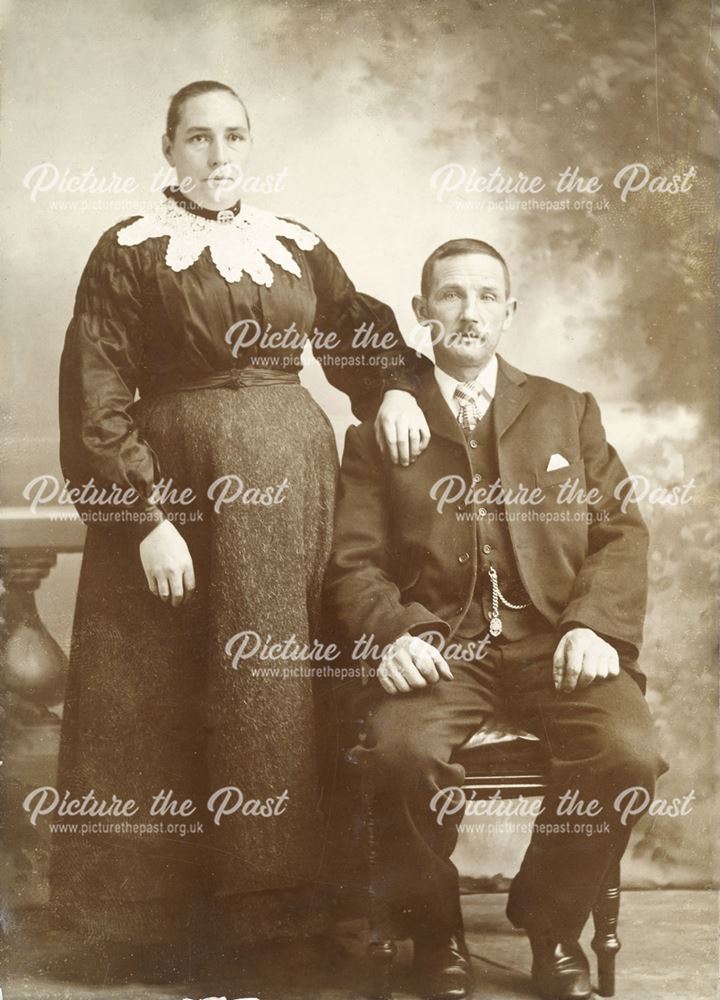 Joseph and Annie Brooks, South Normanton, c 1890s