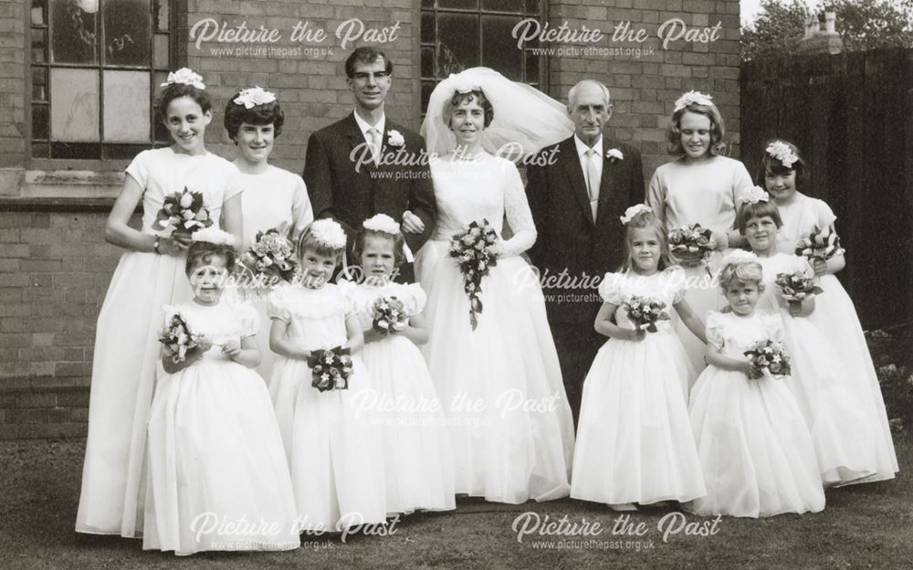 Wedding of Gordon R. Smith and Iris Brooks, South Normanton, 1965