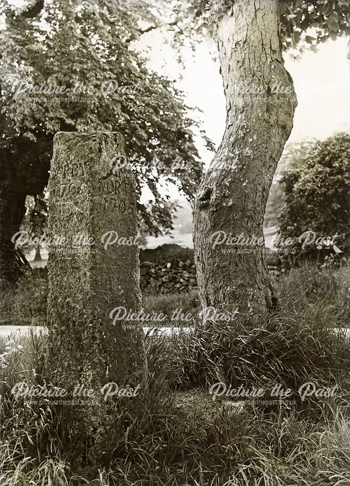 Ancient Milestones, nr Sycamore Farm, Hopton, nr Carsington