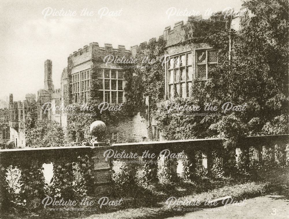 Garden Front, Haddon Hall, Bakewell, c 1900s-1920s