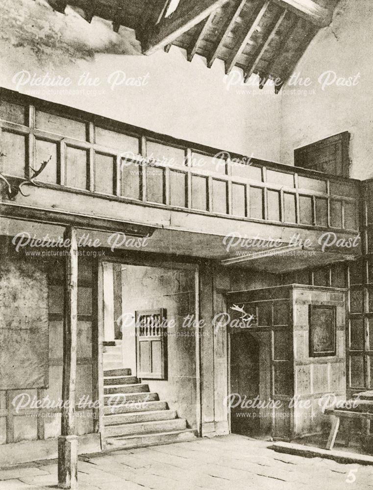 The Hall, Haddon Hall, Bakewell, c 1900s-1920s