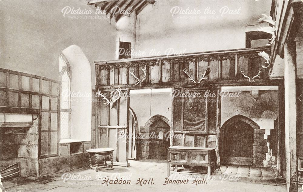 Banqueting Hall, Haddon Hall, Bakewell, c 1900s-1910s