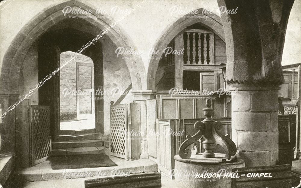 The Chapel, Haddon Hall, Bakewell, c 1900s-1910s